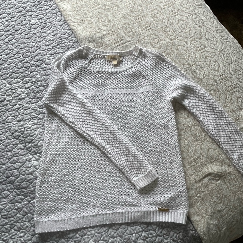 Michael Kors Women's White Sweater size small.